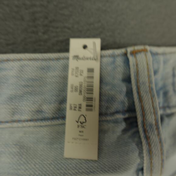 Madewell Curvy Perfect Vintage‎ Jeans Light Wash High Rise Ankle Womens New 32 - Picture 8 of 9
